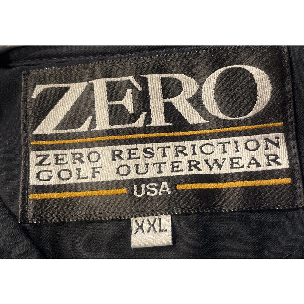 Zero Restriction PGA Tiger Golf 1/4 Snap Pullover Windbreaker Jacket Mens 2XL - Picture 8 of 12